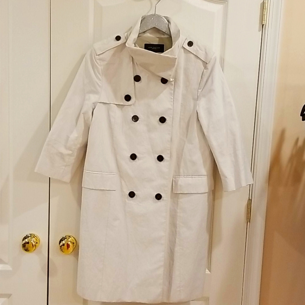 Ann Taylor A Line Trench Coat
